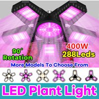 300W LED Plant Grow Light Bulb E27/E26 Full Spectrum Hydroponic Growing Lamp Growth Box Seeds Cultivation Light Bulbs Deformable