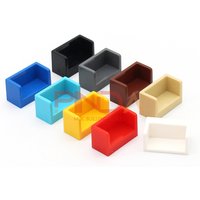 30pcs MOC 23969 1 x 2 x 1 with Rounded Corners and 2 Sides Building Blocks City Street View Bricks Compatible Assembles