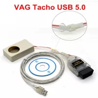 VAG TACHO 5.0 USB Interface Latest Version Green PCB FTDI FT245RL for Audi/VW/Skoda/Seat 12V Vehicles Newest VAG TACHO USB5.0