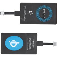 2PCS Type-C Wireless Adapter Portable Charging Receiver Wireless Receiver for Type-C Phones Wireless Charging Module
