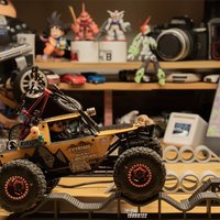 RC Crawler Obstacle Course 6Pcs | Fits 1/24 1/35 SCX30 Scale Models | Extended Single-Side Bridge Climbing Barriers for RC Track