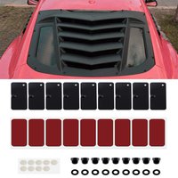 Żaluzje do tylnej szyby sprzęt instalacyjny do 2015 Ford Mustang 2016 2017 2018 dla Dodge Challenger & Camaro -New