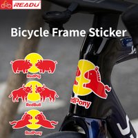READU Bike Stickers Personalized Head Tube Sticker MTB Road Bicycle Frame Sticker Zodiac Decorative Decals bike accessories
