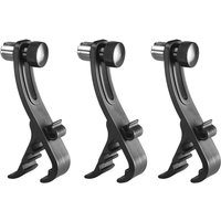 Universal Drum Mic Clamp Shockproof Clip Holder for Rim Mount Drum Accessories Drum Mic Shockproof Clamp for Instrument