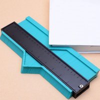 Contour Gauge Profile Duplicator 5 10 Inch Irregular Shape Scribing Ruler Woodworking Tool with Locking Mechanism for Carpenter