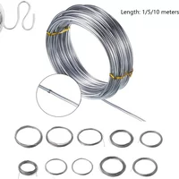 Länge: 1 Meter, 5 Meter, 10 Meter, Durchmesser: 0,2 mm – 3 mm, 304-Edelstahlseil, einzelner heller Hartdraht, verschiedene Längen