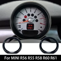 Gloss Black Interior Front Tachometer Cover Sticker Car-Styling Auto Interior Accessories For Mini Cooper R55 R56 R58 R60 R61