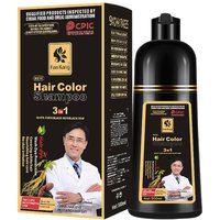 3in1 Black Hair Dye Shampoo Instant Hair Color Shampoo For Gray Hair,Semi-Permanent Hair Color Shampoo For Women And Men 500ml