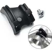 Road Bike Bicycle Frame Bottom Bracket Cable Guide Plastic 40mmx30mm With Screw Black Bicycle Cycling Parts Accessories