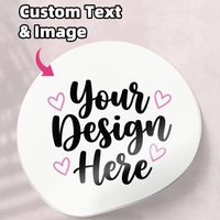 1/36/60/120pcs Custom Waterproof Stickers, Print Any Text or Graphics, Ideal for Parties, Labels, Packaging