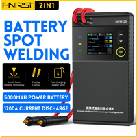 FNIRSI SWM-10 Przenośna Zgrzewarka Akumulatorowa z Ekranem TFT, Ręczna Zgrzewarka DIY, Akumulator 5000mAh 18650, Maksymalna Grubość Blachy Niklowej 0,25mm
