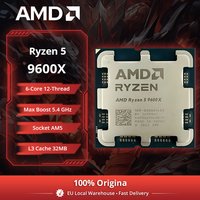 AMD Ryzen 5 9600X Desktop-Prozessor 6-Kern 5,4GHz 4nm 38MB Cache AM5-Sockel (Lüfter Nicht Enthalten)