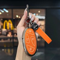 Alloy+Leather Car Key Case Key Cover Shell Fob Holder for New Kona SX2 for Hyundai IONIQ 6 New Grand Prix GN7 Car Accessories