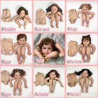 24inch Maddie/Sue-sue/Tutti/Raya/Meilien/Missy/Charlotte/ Unfinished Already Painted Reborn Doll Kit With Body and eye