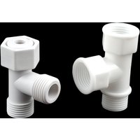 1~9PCS 1/2'' Male Female Thread PVC Tee Joint Pipe Fittings Adapter Aquarium Fish Tank Garden Irrigation 3 Way T-type Connector