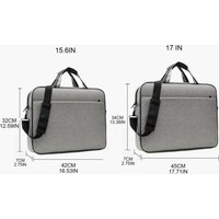 15.6 17 inch Laptop Bag Large Capacity Shockproof Shoulder Bag Computer Notebook Strap Carrying for Lenovo/HP/Dell/Asus/Samsung
