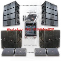 Best Professional Active & Passive Full Set of Dual 12 Inch Line Array Speakers Full Audio Sound Equipment
