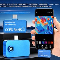 ZIYOUHU 2-in-1 Thermal Imager, Industrial Temperature Measurement & Hidden Camera Detector Portable External IR Camera
