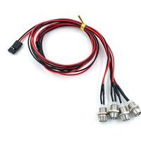 RC LED Light RC Car Light 4 Lights Replacement for 1/10 1/8 HSP Redcat RC4WD Tamiya Axial SCX10 D90 HPI RC Car