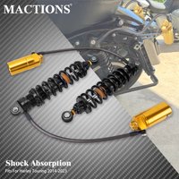 Motorcycle Remote Reservoir Rear Shocks Absorbers Suspension Lowering For Harley Touring Road Street Glide Road King 2014-2024