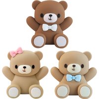 3D Bear Cake Toppers Bear Cake Decorations for Boy Girl Baby Shower Birthday Party Supplies