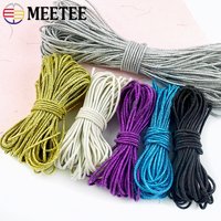 10-40M 2mm Colored Metal Wire Elastic Cord Hairband Waistband Rubber Ropes Jewelry Shoes Stretch Cords DIY Sewing Accessories