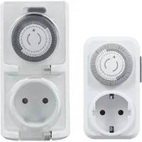 AliExpress NONE Germany Plug Mechanical Timer Socket 24-Hour Cycle Automatic Switch Electrical Outlet Support 16A 3680W High-Power for Spain