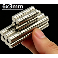 6x3mm Super Strong N35 Neodymium Magnet NdFeB Permanent round Powerful Magnetic Imans for Refrigerator