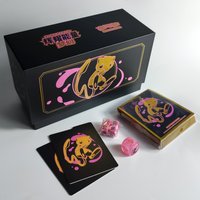 Genuine Anime Pokemon Card Sleeves Dice Gift Box Set Urshifu Calyrex Mewtwo Figures PTCG Trading Cards Radiant Energy Series