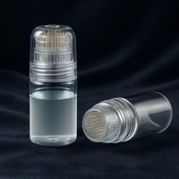 1pc Titanium Derma Roller, 20-Needle Skin Stamping Serum Applicator - Hydra Micro Needle, 0.2mm Needle Depth, Plastic & Glass