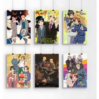 Anime Cartoon Hetalia Axis Powers-A Poster Room Wall Art Decor Waterproof Poster For Home Bar Bedroom Decoration Gift