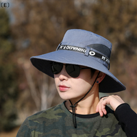 〔E〕Sun Protection Fishing Hat Summer Breathable Mesh Camping Hiking Caps Anti-UV Sun Hat Mountaineering Caps Men's Panama Hat