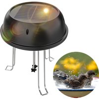 Solar Water Wiggler for Bird Bath Round Shaped 5V 0.5W Solar Powered Water Agitator Bubbler for Garden Pond Decoration