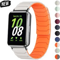 Magnetic Strap For Samsung Galaxy Fit 3 Silicone Adjustable Watch Band For Samsung Galaxy Fit 3 Smart Bracelet Wristband