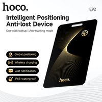 HOCO Smart Anti-Lost Tracker Device Wallet Ultra-thin GPS Location Card Wireless Charging IP68 Waterproof For iPhone Find My Tag