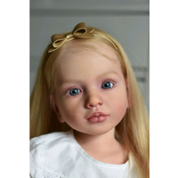 EGO 42inch Aloenka Reborn DoLL Finished Painted Blond Hair Soft Vinyl with Cloth Body and Eyes