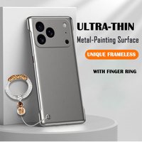 Frameless Slim Painting Matte Hard PC Back Cover Case For HUAWEI HONOR 600 Pro 600Pro Global ShockProof Fundas With Lucky Ring