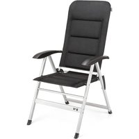 Lightweight Aluminum Reclining Camping Chair with 7 Positions, Padded Seat & Back, Breathable Mesh, Supports 150kg