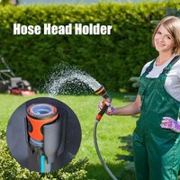 Garden Hose Holder Wall Mount Outdoor Wall Hose Holder For Nozzles Anti Slip Bracket Accessories Sprayer Attachment Backyard