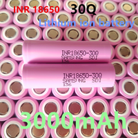 30Q 100% original new battery INR18650 3.7 V 3000mAh lithium-ion rechargeable battery