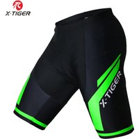 X-TIGER Men Cycling Shorts Shockproof MTB Bike Shorts Summer Breathable Bicycle Shorts With Coolmax 5D Gel Padded Cycling Tights