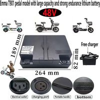 T901 48V ultra long endurance, large capacity, strong power, universal foot operated lithium battery