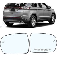 Car Rearview Mirror Glass Lens For Ford Edge 2015 2016 2017 2018 with blind spot USA Replacement lens side Heated Mirror Glass