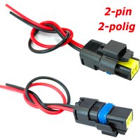 2x Coolant Water Temperature Sensor Connector Plug For Citroen C2 C3 C4 C5 C6 C8 DS3 DS4 DS5 Xsara Berlingo