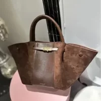 2026 New Fashionable Women's Suede Underarm Handbag Famous Luxury Designer Crossbody Large Capacity Shoulder Bag