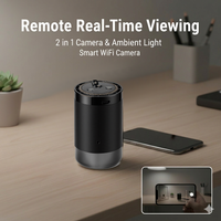 Starry Sky Ambient Light Camera, WiFi Camera, 4K UHD, Dual Function: Interior Accent Lighting & Monitoring, 1000mAh