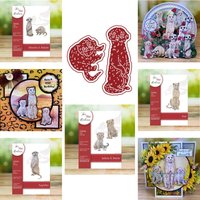 Quadrupedal Animals Can Stand on Two Leg New Arrival 2026 Metal Cutting Die Scrap Booking DIY Decoration Craft Embossing Stencil