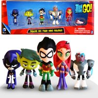 5 Titan Youth Beast Boy Spark Steel Crow Hand Doll Model creative gifts Cartoon Gift Festival.