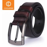 Men High Quality Genuine Leather Belt Luxury Designer Belts Men Cowskin Fashion Strap Male Jeans For Trousers Free Shipping