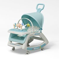 Auto Baby Rocker with Anti-Spit-Up Design, Portable Foldable Infant Swing Chair, Newborn Bouncer Bed for Nap/Feeding